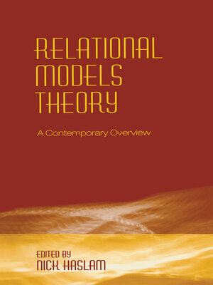 cover image of Relational Models Theory